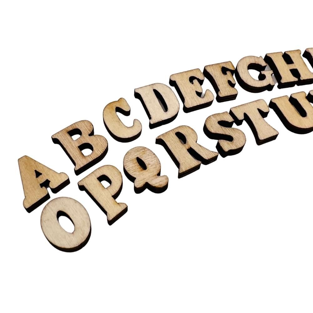 Holzbuchstaben 2x A-Z - Personalisieren